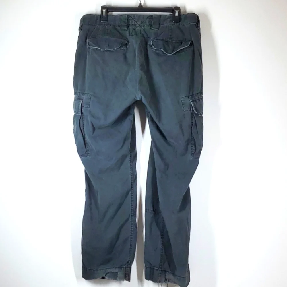 Vintage Polo Ralph Lauren Cargo Pants Black Utility 38x30